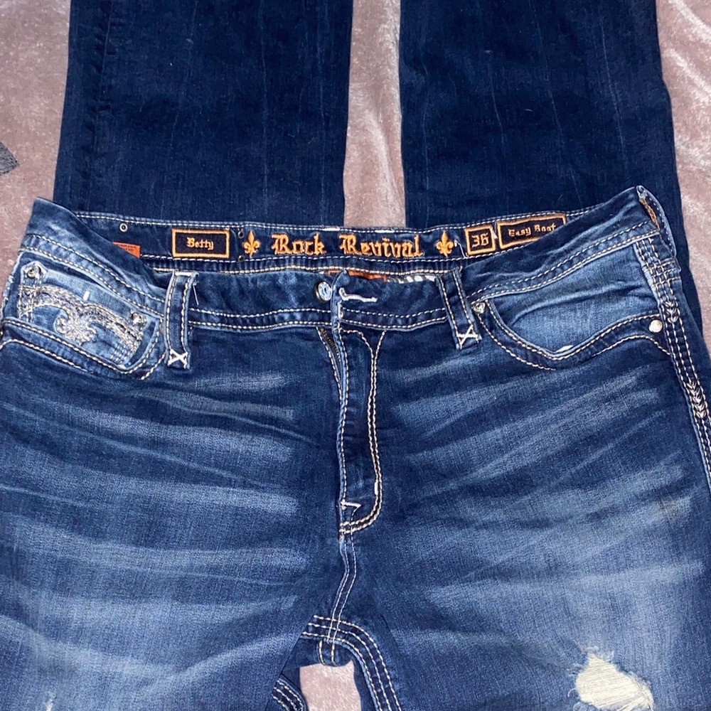 Rock Revival Women's Distressed Jeans tall